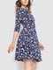 Сукня синя в квітковий принт | 6351253 | фото 3