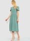 Платье оливкового цвета | 6351273 | фото 3