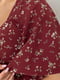 Сукня бордова в квітковий принт | 6351276 | фото 5