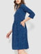 Платье синее в принт | 6351291 | фото 3