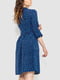 Платье синее в принт | 6351291 | фото 4