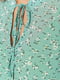 Оливкова сукня в квітковий принт | 6351293 | фото 5