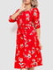 Платье красное в цветочный принт | 6351304 | фото 3