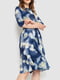 Сукня синя в квітковий принт | 6351316 | фото 3