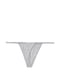 Трусики-стрінги сірі з лого | 6351534 | фото 4
