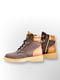 Ботинки коричневые с принтом | 6351685 | фото 2