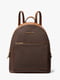 Рюкзак коричневий із принтом | 6351706 | фото 2