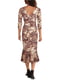 Сукня коричнева в анімалістичний принт | 6351827 | фото 2