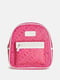 Рюкзак рожевий з принтом | 6351893 | фото 2