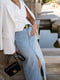 Спідниця джинсова блакитна з відстрочкою | 6352310 | фото 3