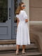 Сукня міді бавовняна біла | 6352325 | фото 5