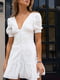 Сукня міні бавовняна біла | 6352337 | фото 3