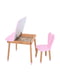 Стіл зі стільчиком, рожевий | 6354488 | фото 2