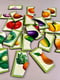 Настольная развивающая игра-пазл "Овощи", 12 картинок-половинок | 6356600 | фото 3