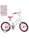 Велосипед дитячий біло-малиновий (18 дюймів) | 6359755 | фото 2