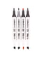 Набір скетч-маркерів, 24 кольори, спиртові двосторонні маркери, 15 см | 6361132 | фото 3