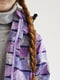Куртка фиолетовая с принтом | 6365950 | фото 4