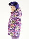 Куртка фиолетовая с принтом | 6365951 | фото 2