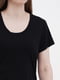 Платье-футболка черное | 6365994 | фото 4
