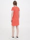 Платье-футболка кораллового цвета | 6366000 | фото 2