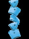 Geomag KOR Cover Blue | Магнітний конструктор Геомаг Кор блакитний | 6364931 | фото 2