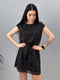 Платье А-силуэта черное | 6366649 | фото 5