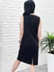 Платье черное льняное | 6366848 | фото 2