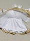 Комплект для крещения: платье, повязка на голову и носки | 6367255 | фото 6