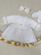 Комплект для крещения: платье, повязка на голову и носки | 6367255 | фото 7
