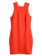 Сукня-футляр червона з мереживом | 6373653