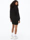 Платье-свитшот черное | 6374215 | фото 4