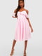 Сукня А-силуету рожева | 6375404 | фото 3