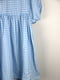 Сукня А-силуету блакитна в клітинку | 6375408 | фото 4