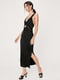 Сукня у білизняному стилі чорна | 6375463 | фото 2