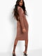 Сукня-сорочка коричнева | 6375479 | фото 2