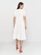 Платье А-силуэта белое | 6375488 | фото 2