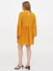 Сукня А-силуету жовта | 6375499 | фото 2