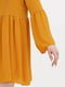 Сукня А-силуету жовта | 6375499 | фото 4