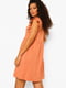 Платье А-силуэта оранжевое | 6375505 | фото 2