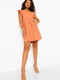 Платье А-силуэта оранжевое | 6375505 | фото 4