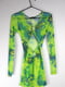 Сукня зелена з принтом | 6375519
