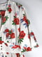 Сукня А-силуету біла з квітковим принтом | 6375638 | фото 2