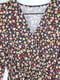 Сукня А-силуету чорна з квітковим принтом | 6375684 | фото 3