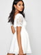 Платье А-силуэта белое | 6375735 | фото 2