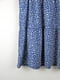 Сукня А-силуету синя з квітковим принтом | 6375750 | фото 5