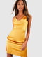 Сукня у білизняному стилі жовта | 6375794 | фото 3