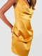 Сукня у білизняному стилі жовта | 6375794 | фото 4