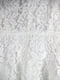 Платье А-силуэта белое кружевное | 6375838 | фото 3