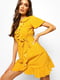 Сукня А-силуету жовта в горох | 6375957 | фото 3