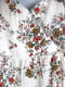 Сукня А-силуету бежева з квітковим принтом | 6375997 | фото 4